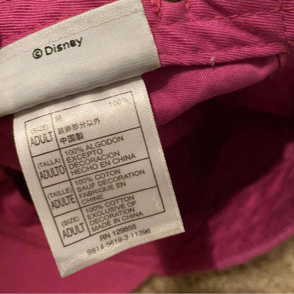 Magenta vintage Disney World baseball cap - Picture 3 of 3